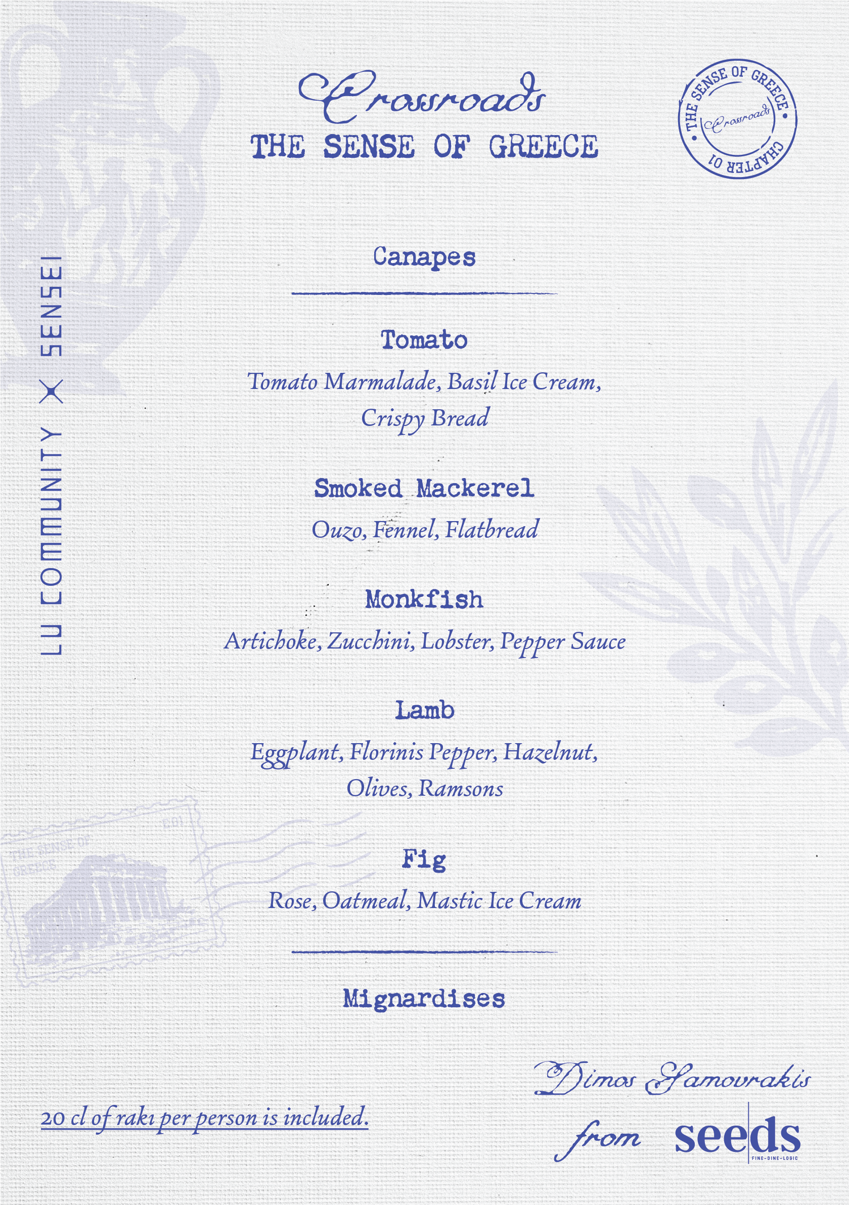English Menu
